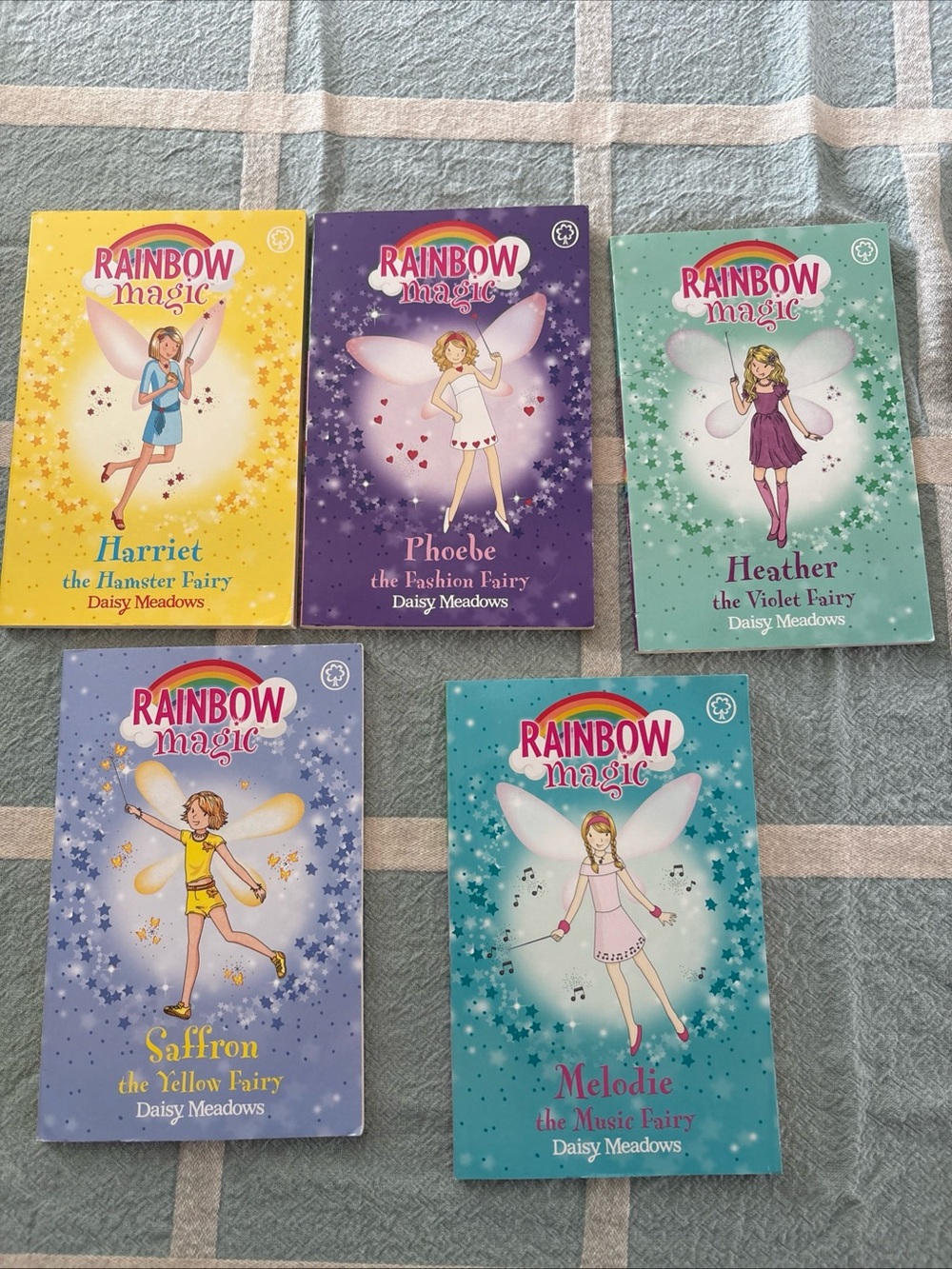 Rainbow Magic Books Daisy Meadows Fairy Series As Pictured 5 Books In lot
